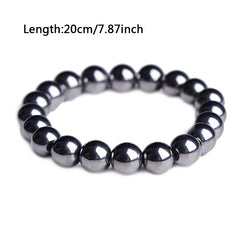 Natural Gallstone Stone Beads Bracelet for Men