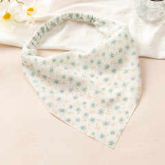 Floral Printed Chiffon Headbands Elastic Bandana Hair Scarf