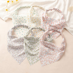 Floral Printed Chiffon Headbands Elastic Bandana Hair Scarf
