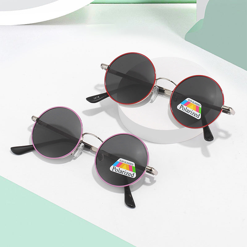 Kids Polarized Sunglasses Multicolor Frame Outdoor Sunshade Mirrors