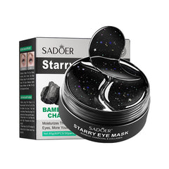 Bamboo Charcoal Rose Eye Mask - Dark Circles, Bags, Puffiness, Wrinkles