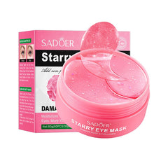 Bamboo Charcoal Rose Eye Mask - Dark Circles, Bags, Puffiness, Wrinkles