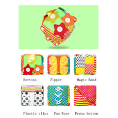 Baby Mirror Blocks Fabric Toy Set for Learning & Playing