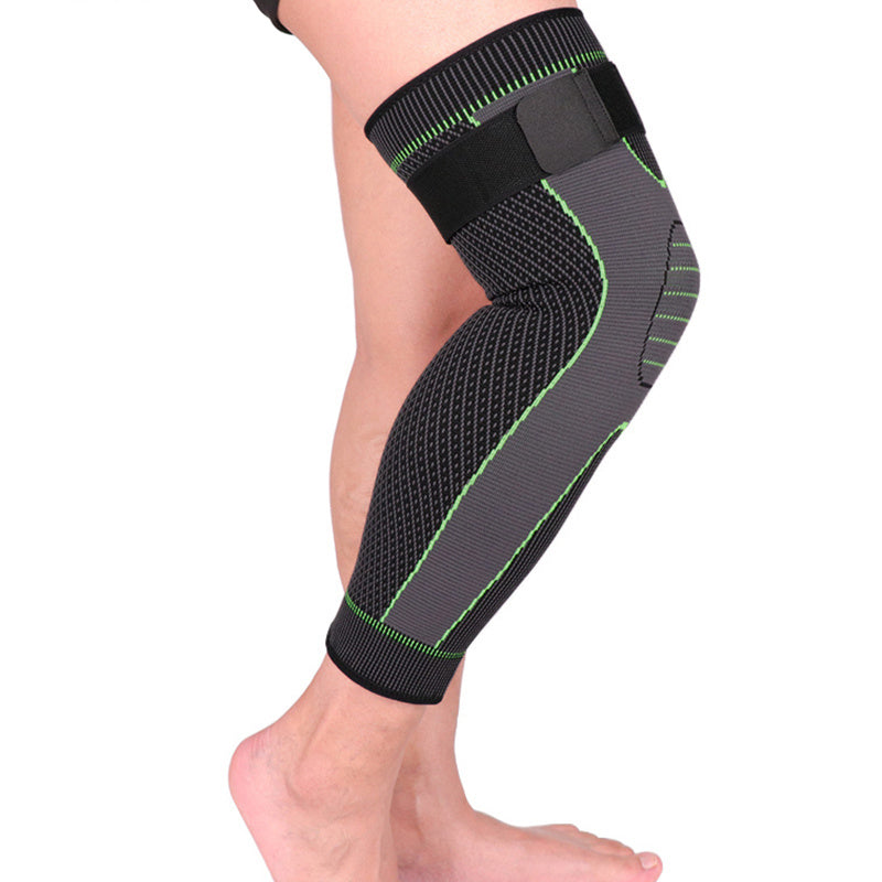 Compression Knee Pads for Volleyball & Running, Elastic Long Knee Pad Brace