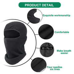 Men's Fleece Balaclava Neck Gaiter for Winter Sports