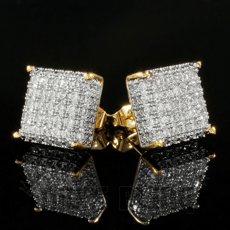 Zircon Stud Earrings Sparkly Ear Jewelry Decor For Women