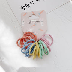 20pcs Colorful Small Elastic Hair Bands Ponytail Holder Rubber Bands Headband