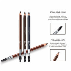 Long Lasting Eyebrow Pencil, Double Headed, Ultra Fine Tips, Sweatproof Formula