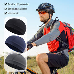 Moisture Wicking Mesh Beanie Hat Soft Cap For Outdoor Activities