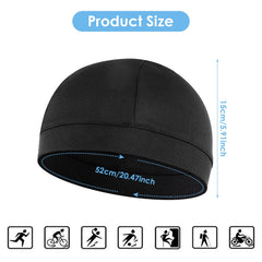Moisture Wicking Mesh Beanie Hat Soft Cap For Outdoor Activities