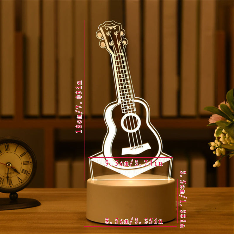 3D Neon Sign LED Lamp Table Light Birthday Party Wedding Decor