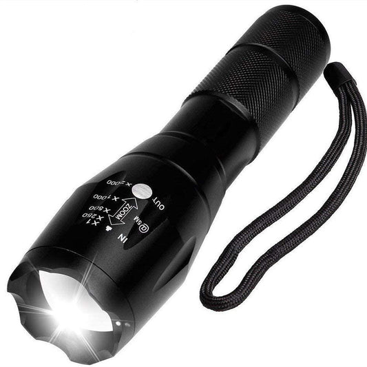 Retractable Outdoor Strong Light Flashlight Long Shot Flashlight