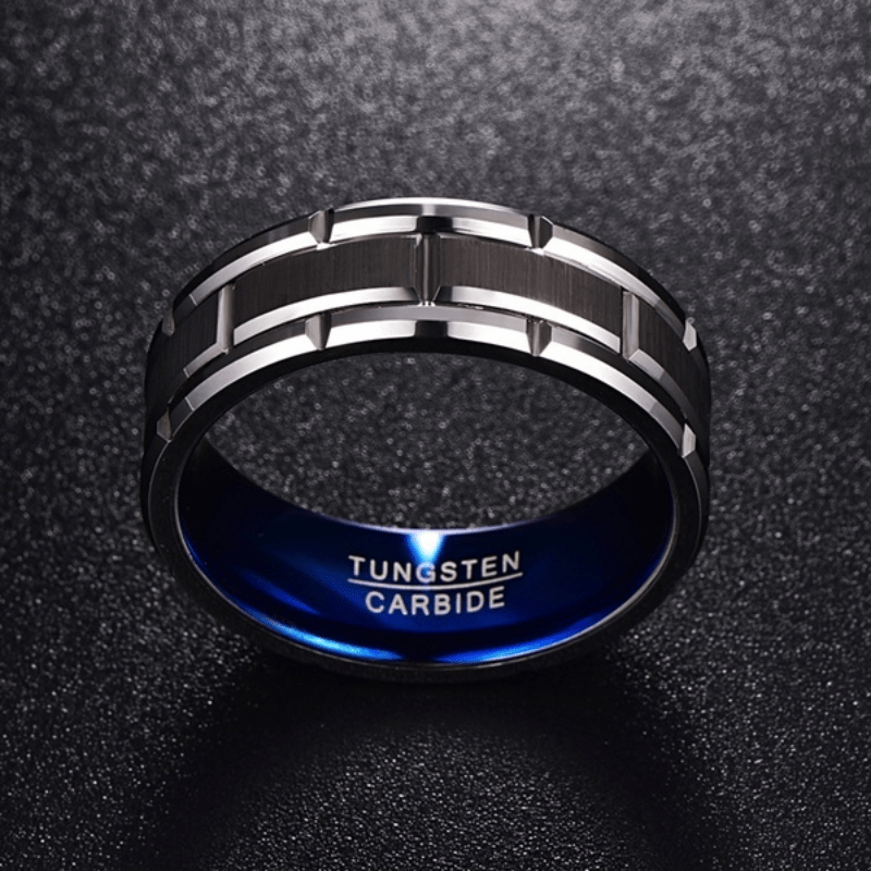 Silver Stainless Steel Hip Hop Punk Ring