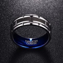 Silver Stainless Steel Hip Hop Punk Ring