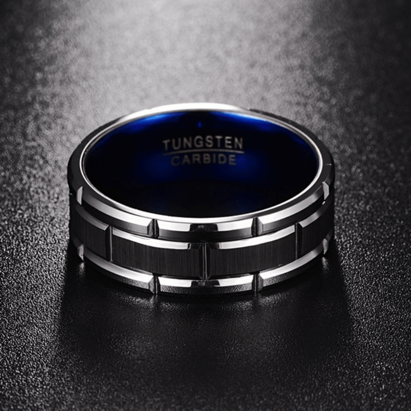 Silver Stainless Steel Hip Hop Punk Ring