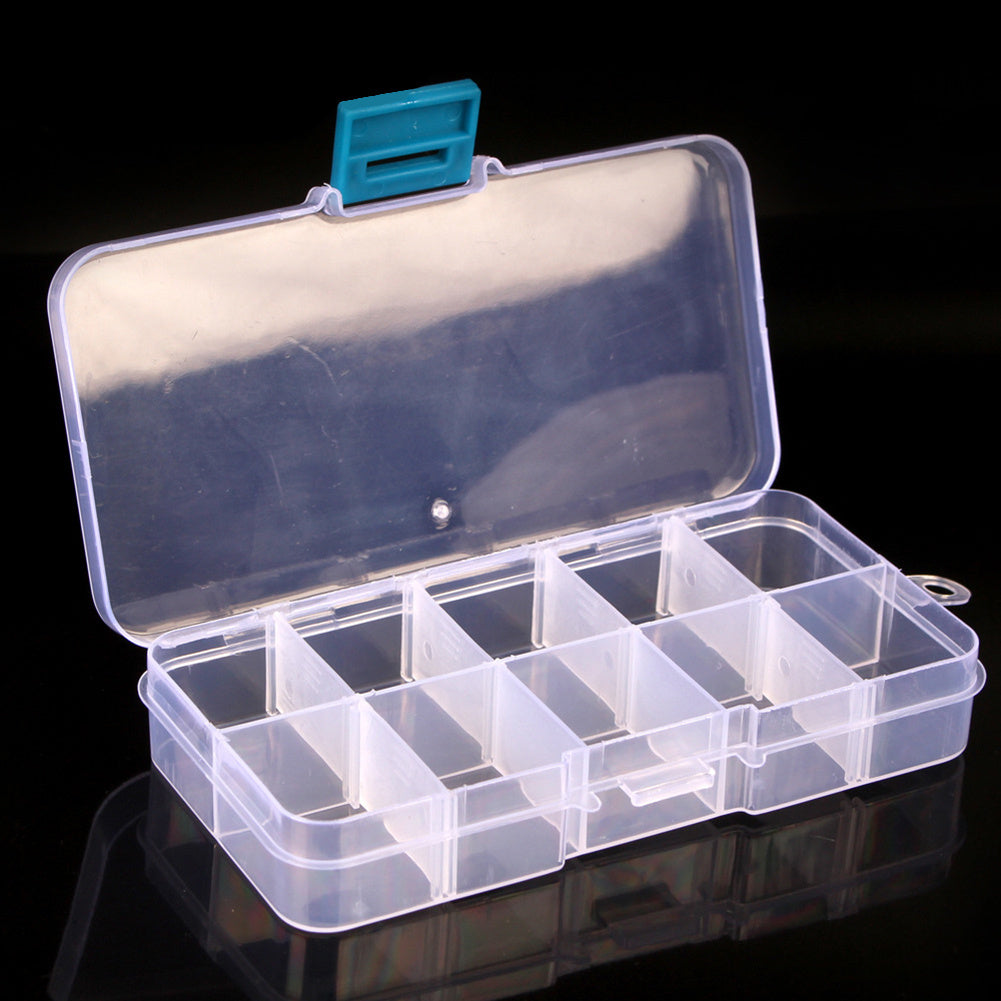 Double Layer Plastic Lure Sorting Box for Fishing Tackle
