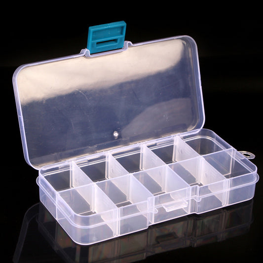 Double Layer Plastic Lure Sorting Box for Fishing Tackle