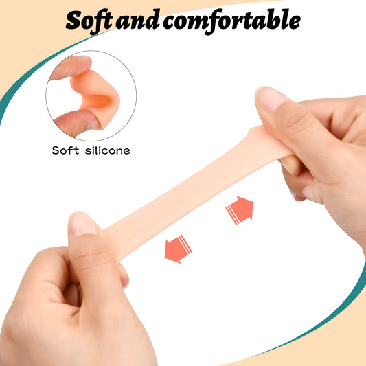 10pcs Silicone Toe Covers for Men & Women