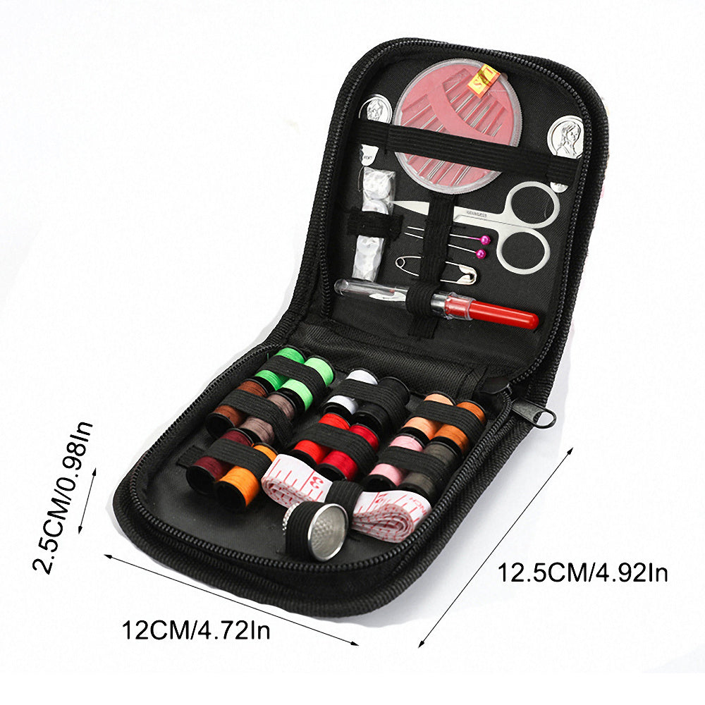 Portable Sewing Kit Box Needles Thread Set Household Embroidery Tools