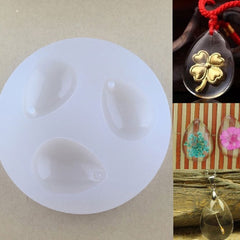 Silicone Pendant Water Drop Mold Resin Craft Jewelry Making Tool