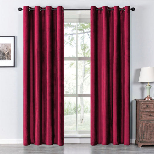 Velvet Blackout Curtains Soft And Cozy Gray Curtains