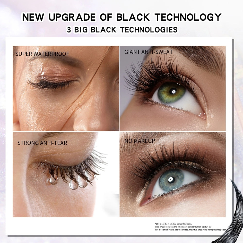 Fiber Mascara for Long, Thick and Curled Lashes