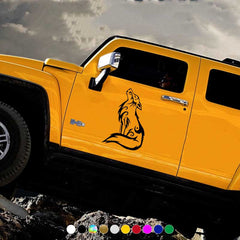 WOLF Car Stickers Waterproof Vinyl Decal Car Styling