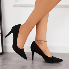 Women's Classic Pointed Toe Court Pumps High Heels Stiletto