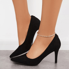 Women's Classic Pointed Toe Court Pumps High Heels Stiletto