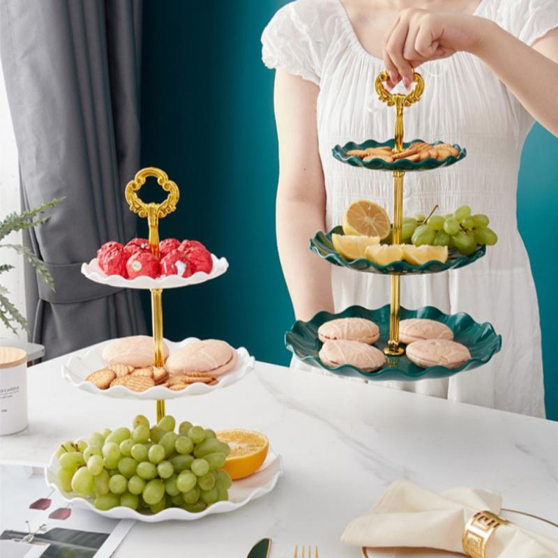 3 Tier Cake Stand for Dessert Display and Serving - Cupcakes, Cookies