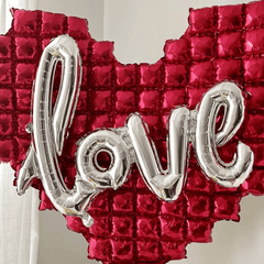 43" Silver LOVE Aluminum Film Balloon Wedding Decoration