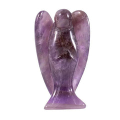 3 Natural Healing Crystal Angel Hand Carved Figurine Skull Gift