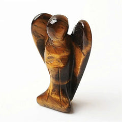3 Natural Healing Crystal Angel Hand Carved Figurine Skull Gift