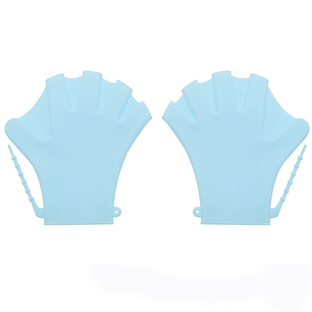Adjustable Silicon Swimming Gloves for Beginners & Kids