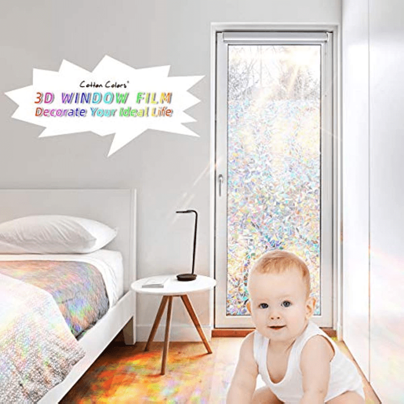 3D Decorative Window Privacy Film - Static UV Window Clings