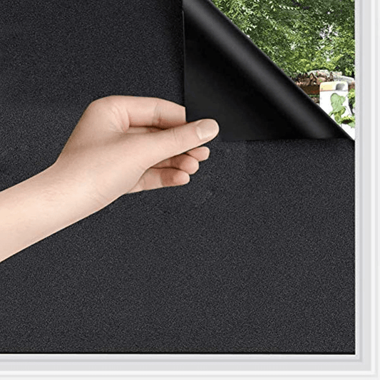 Total Blackout Privacy Window Film - Light Blocking Cover