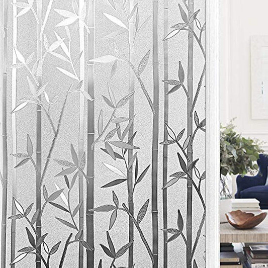 Privacy Frosted Window Film 59X199 - Perfect for Bathroom, Living Room, Office