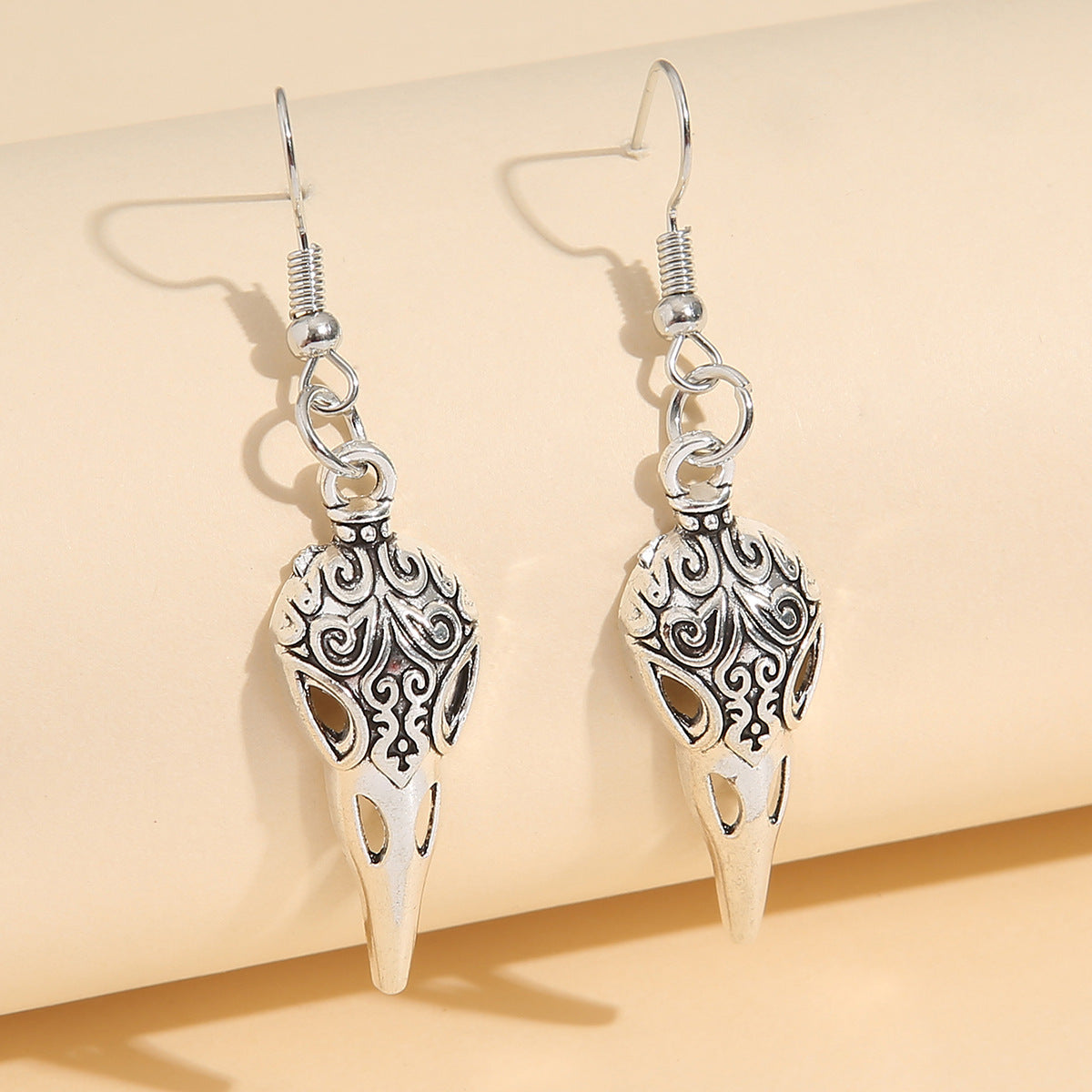 Retro Skeleton Drop Earrings Halloween Skull Body Earrings Gift