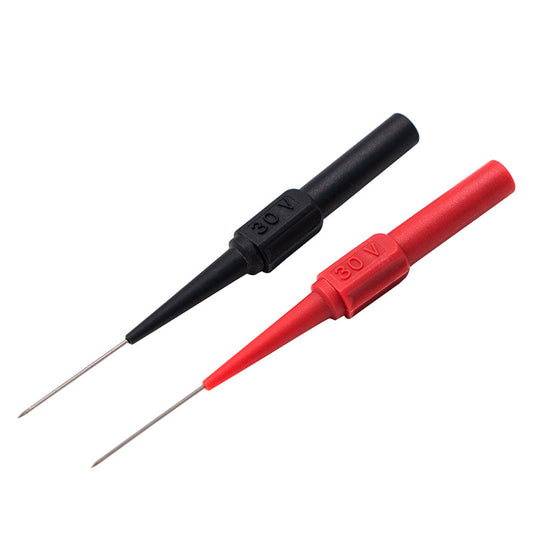 30V Multimeter Test Lead Extension Cord Back Piercing Needle Tip Probe