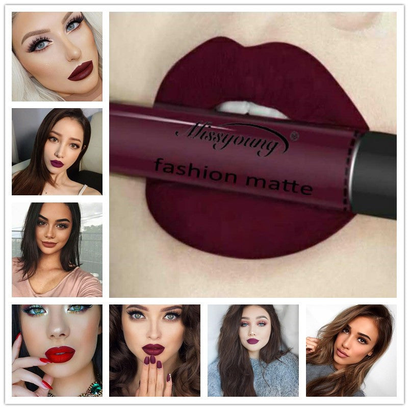 Non-Sticky Sexy Lip Liquid Matte Lipstick, Long-Lasting Formula