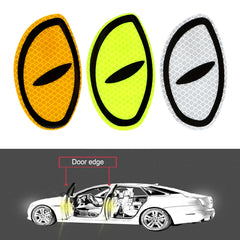 2Pcs Reflective Car Stickers for Enhanced Visibility & Safety