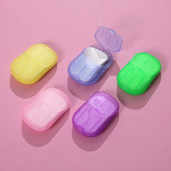 Travel Disposable Soap Sheets Boxed Paper Portable Hand Washing Mini Soap