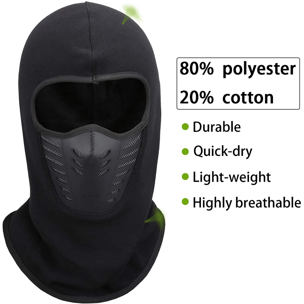 Men Winter Balaclava Face Mask Cold Weather Windproof Fleece Ski Mask