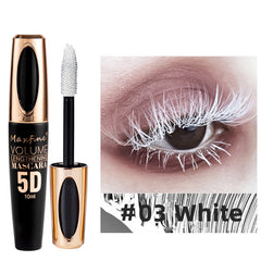 Silk Fiber Mascara Purple Brown Waterproof Slender Primer