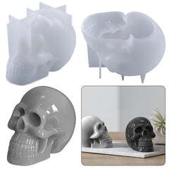 Skull Silicone Resin Mold Craft DIY Mould Epoxy Resin Casting Molds