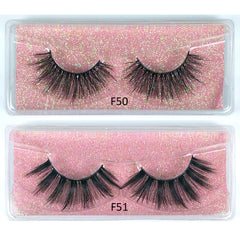 30 Pairs Fluffy 3D Mink Lashes - Long Lasting False Eyelashes