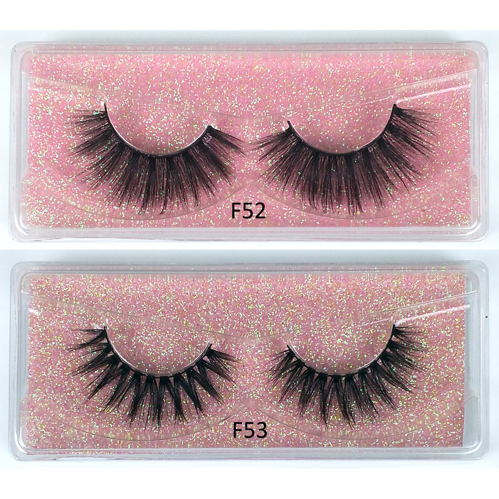 30 Pairs Fluffy 3D Mink Lashes - Long Lasting False Eyelashes