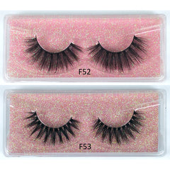 30 Pairs Fluffy 3D Mink Lashes - Long Lasting False Eyelashes