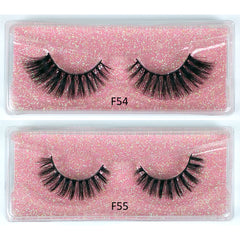 30 Pairs Fluffy 3D Mink Lashes - Long Lasting False Eyelashes