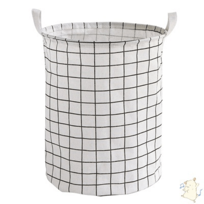 Waterproof Cotton Linen Storage Basket for Clothing and Toy